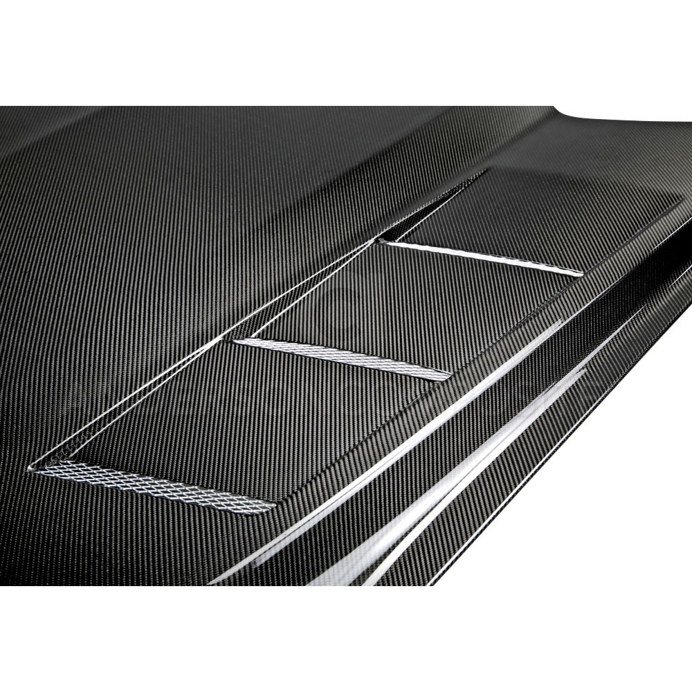 2015-2017 Mustang Carbon Fiber "Heat Extractor" Mustang Hood
